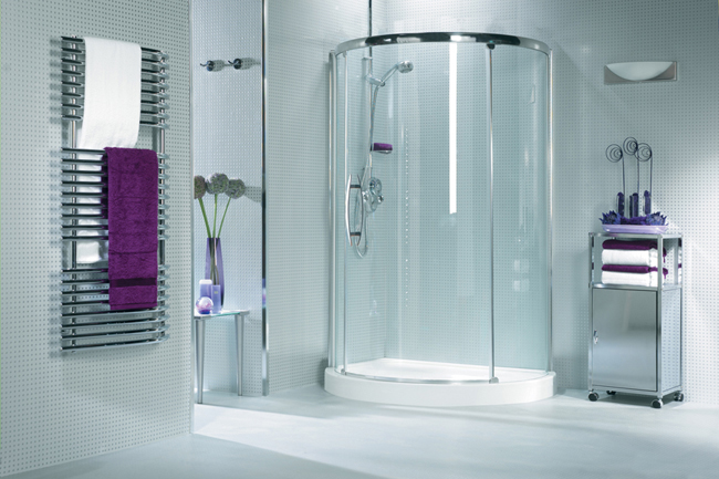 Roman Curved Glass Shower